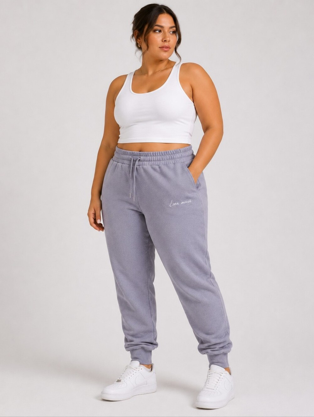 Harmony Balance Gray Oversized Joggers In Women's XL New With Tags